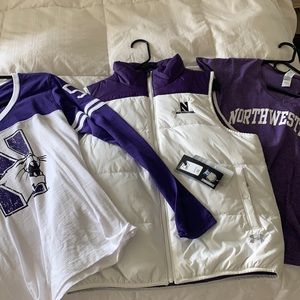 COPY - Northwestern NU wildcat gear size medium brand new. Relisting.